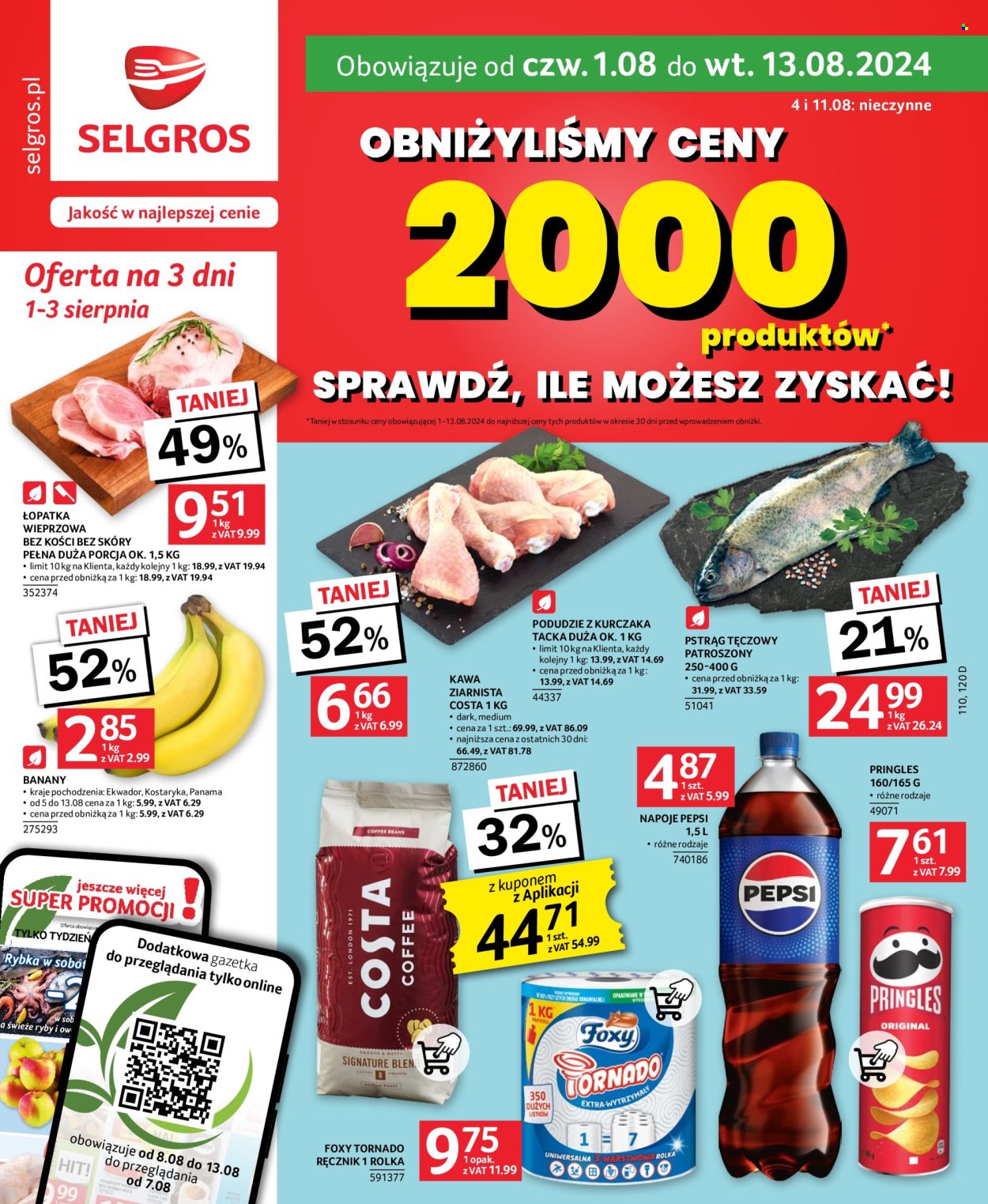 Gazetka Selgros - 1.08.2024 - 13.08.2024. Strona 1