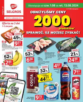 Gazetka Selgros - 1.08.2024 - 13.08.2024.