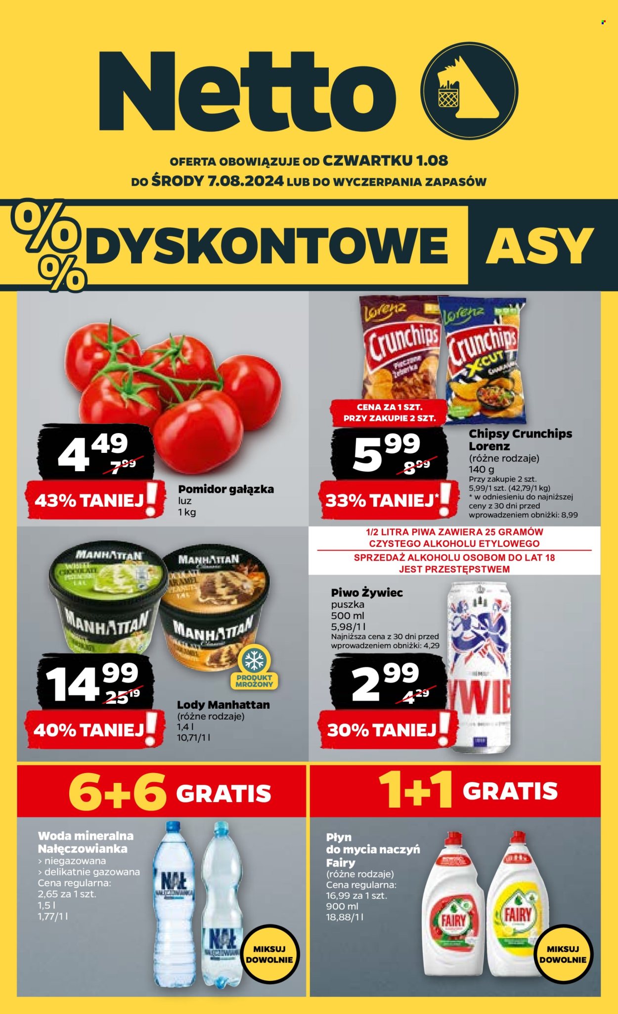 Gazetka Netto - 1.08.2024 - 7.08.2024. Strona 1