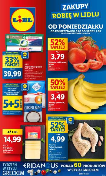 Gazetka Lidl - 5.08.2024 - 7.08.2024.