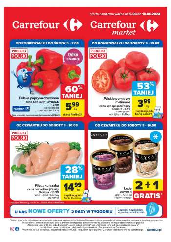 Gazetka Carrefour - 5.08.2024 - 10.08.2024.