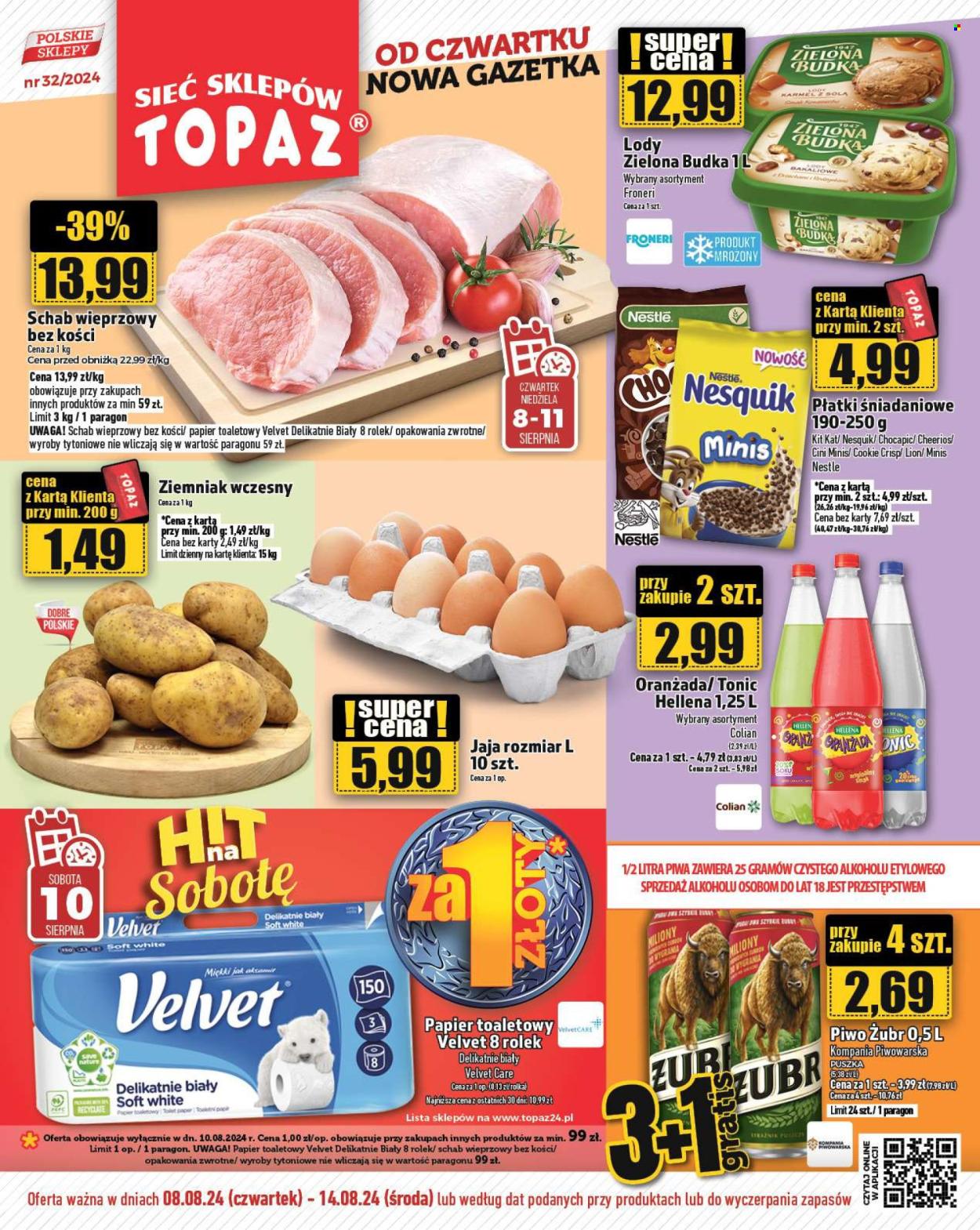 Gazetka Topaz - 8.08.2024 - 14.08.2024. Strona 1