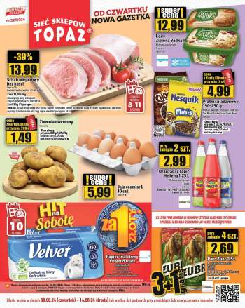 Gazetka Topaz - 8.08.2024 - 14.08.2024.