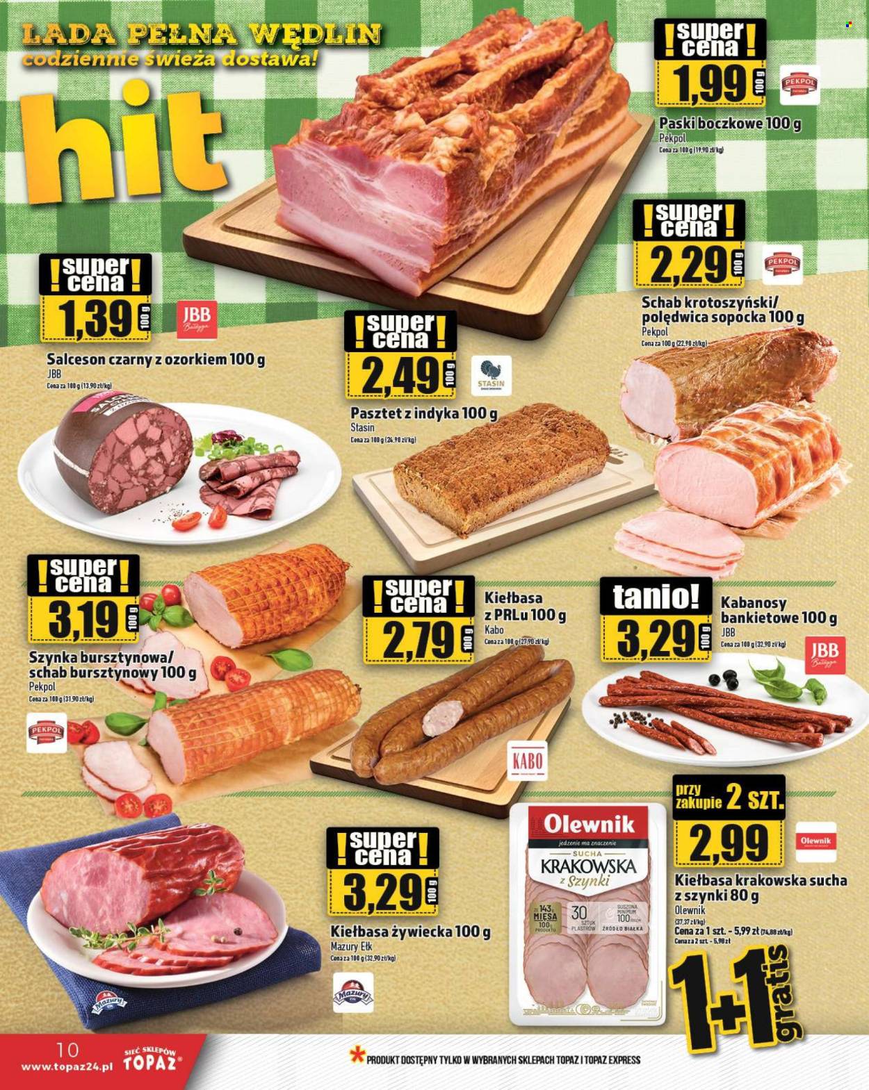 Gazetka Topaz - 8.08.2024 - 14.08.2024. Strona 10