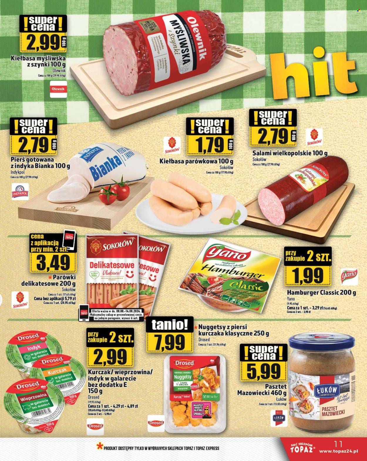 Gazetka Topaz - 8.08.2024 - 14.08.2024. Strona 11