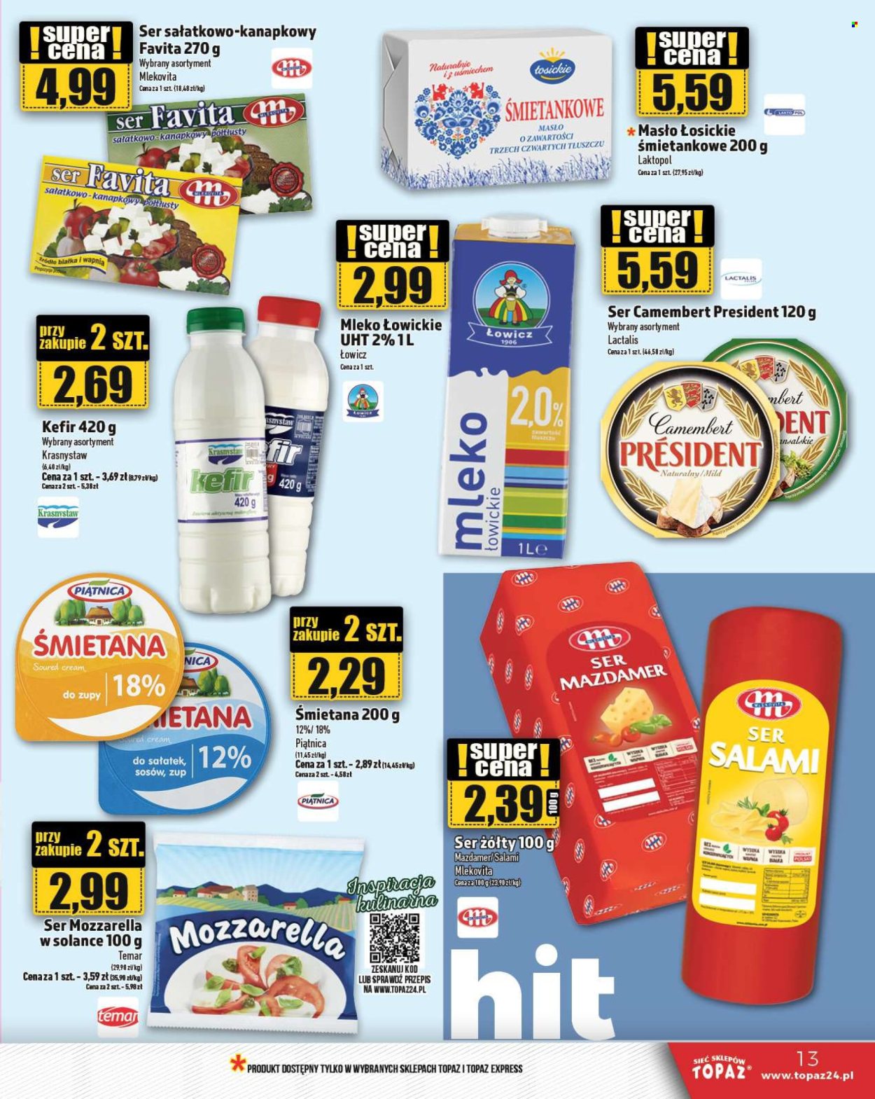 Gazetka Topaz - 8.08.2024 - 14.08.2024. Strona 13