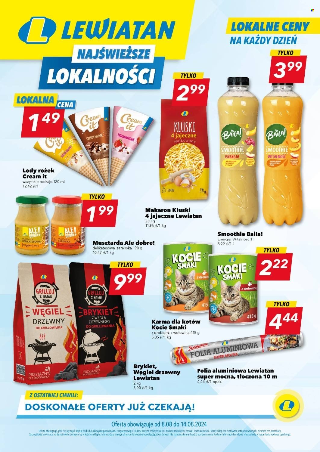 Gazetka Lewiatan - 8.08.2024 - 14.08.2024. Strona 1