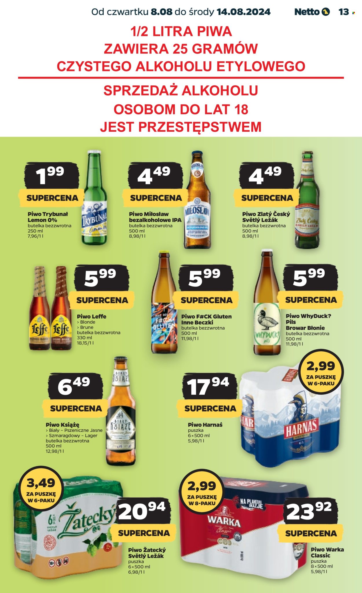 Gazetka Netto - 8.08.2024 - 14.08.2024. Strona 13