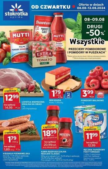 Gazetka Stokrotka Optima - 8.08.2024 - 12.08.2024.