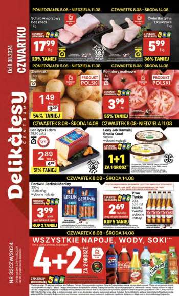Gazetka Delikatesy Centrum - 8.08.2024 - 14.08.2024.