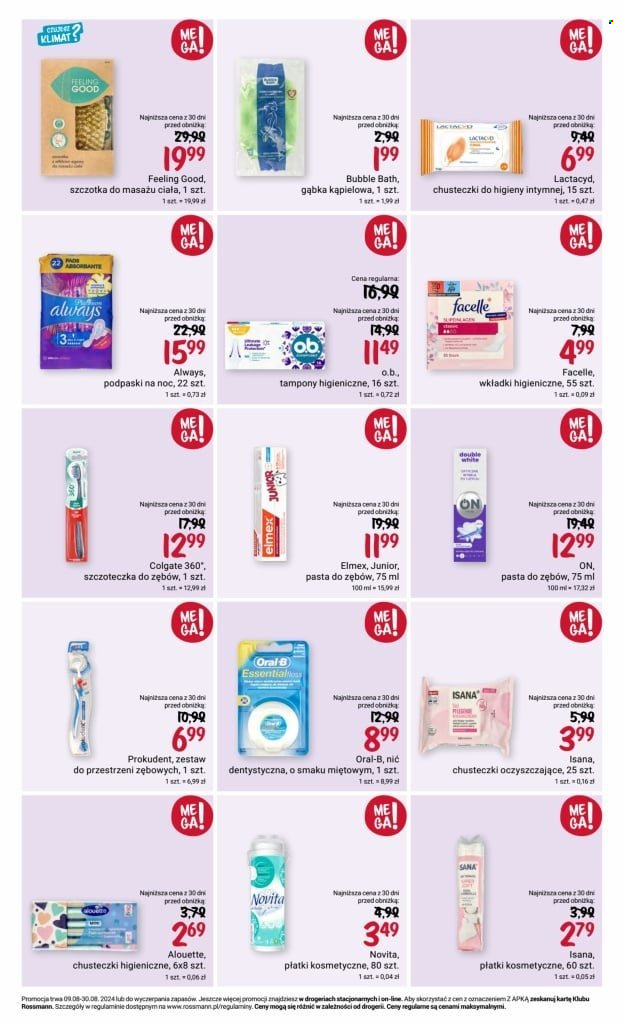 Leták Rossmann - 9.8.2024 - 30.8.2024. Strana 4