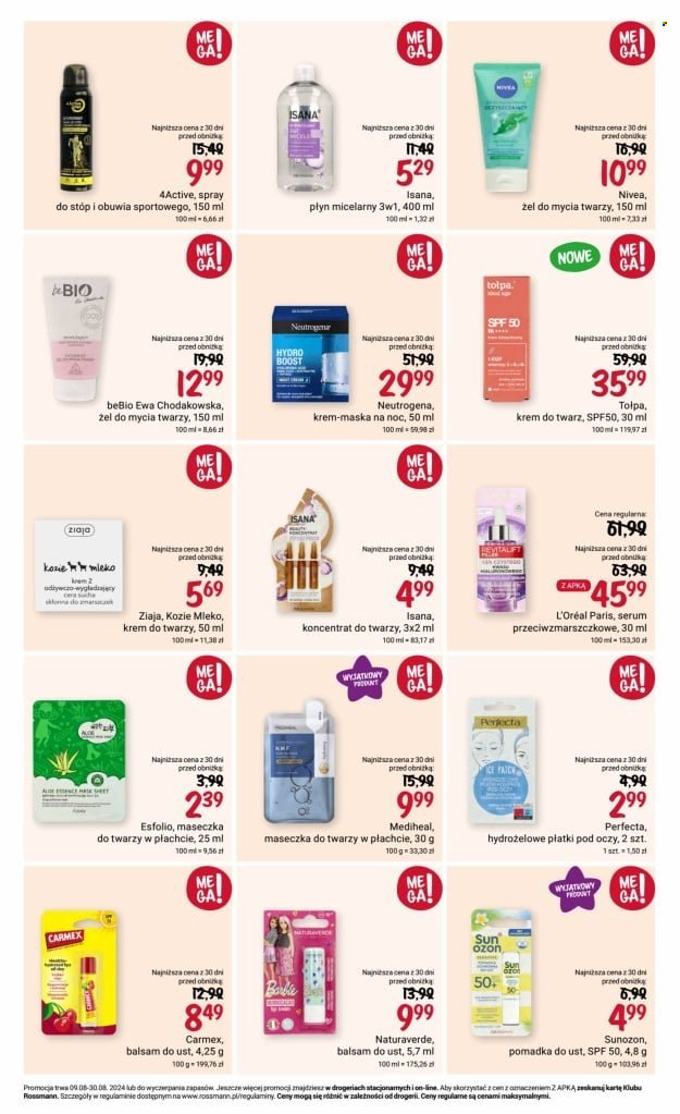 Leták Rossmann - 9.8.2024 - 30.8.2024. Strana 7