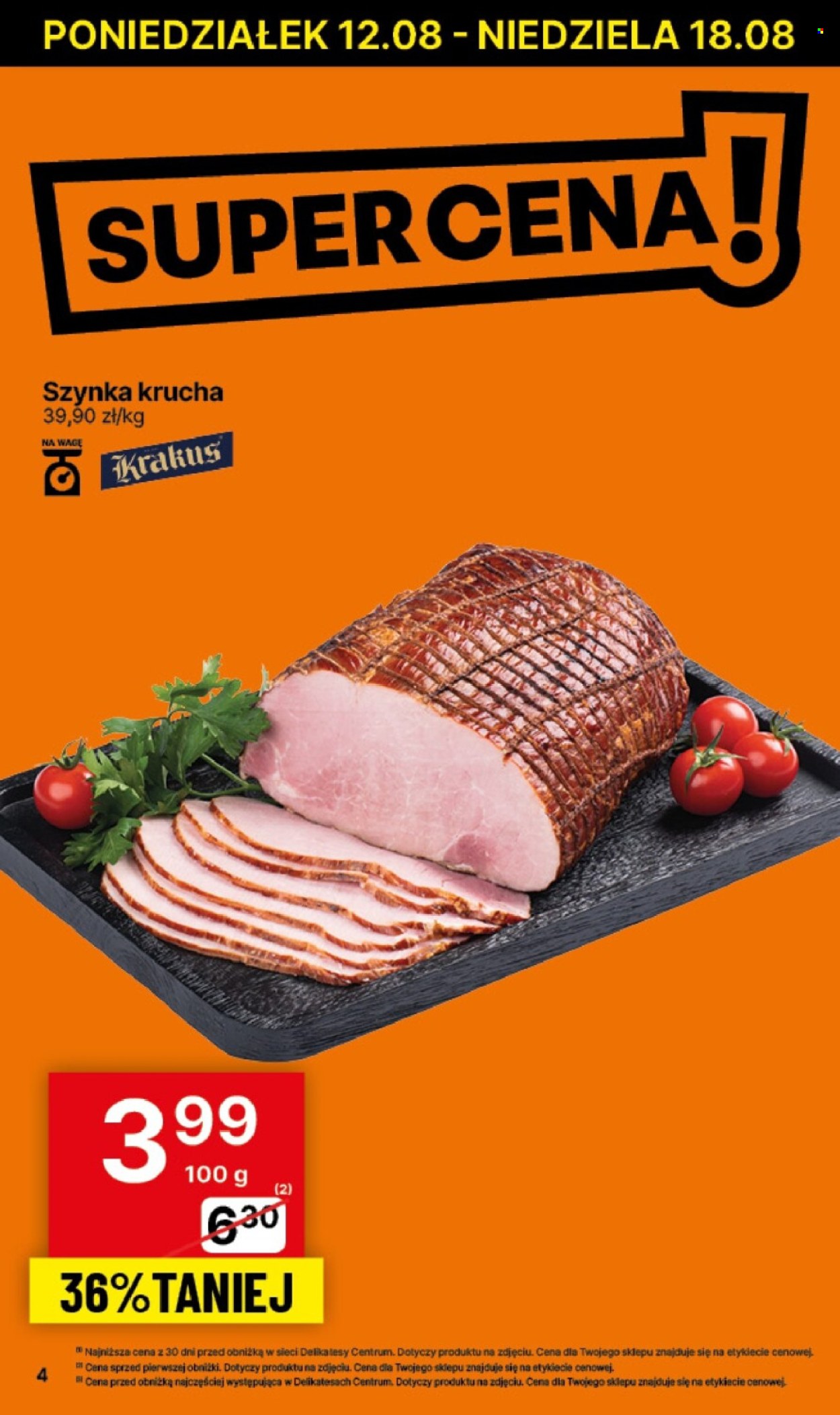 Gazetka Delikatesy Centrum - 12.08.2024 - 18.08.2024. Strona 4
