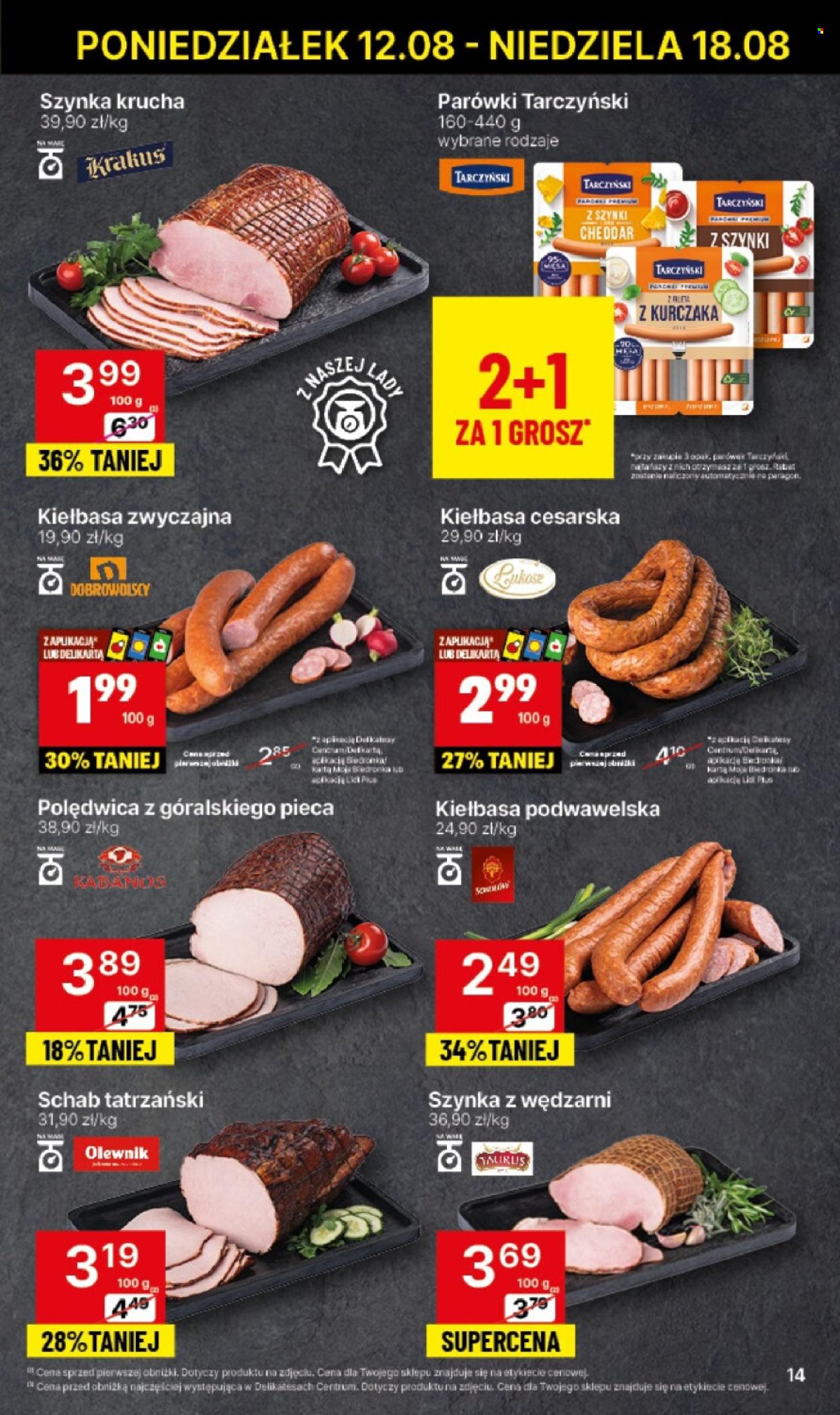 Gazetka Delikatesy Centrum - 12.08.2024 - 18.08.2024. Strona 14