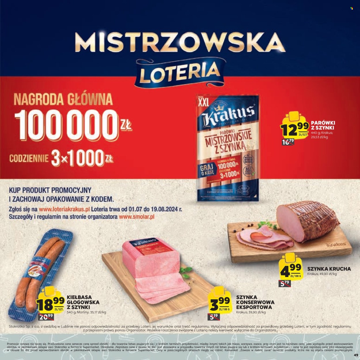 Gazetka Stokrotka Supermarket - 8.08.2024 - 28.08.2024. Strona 49