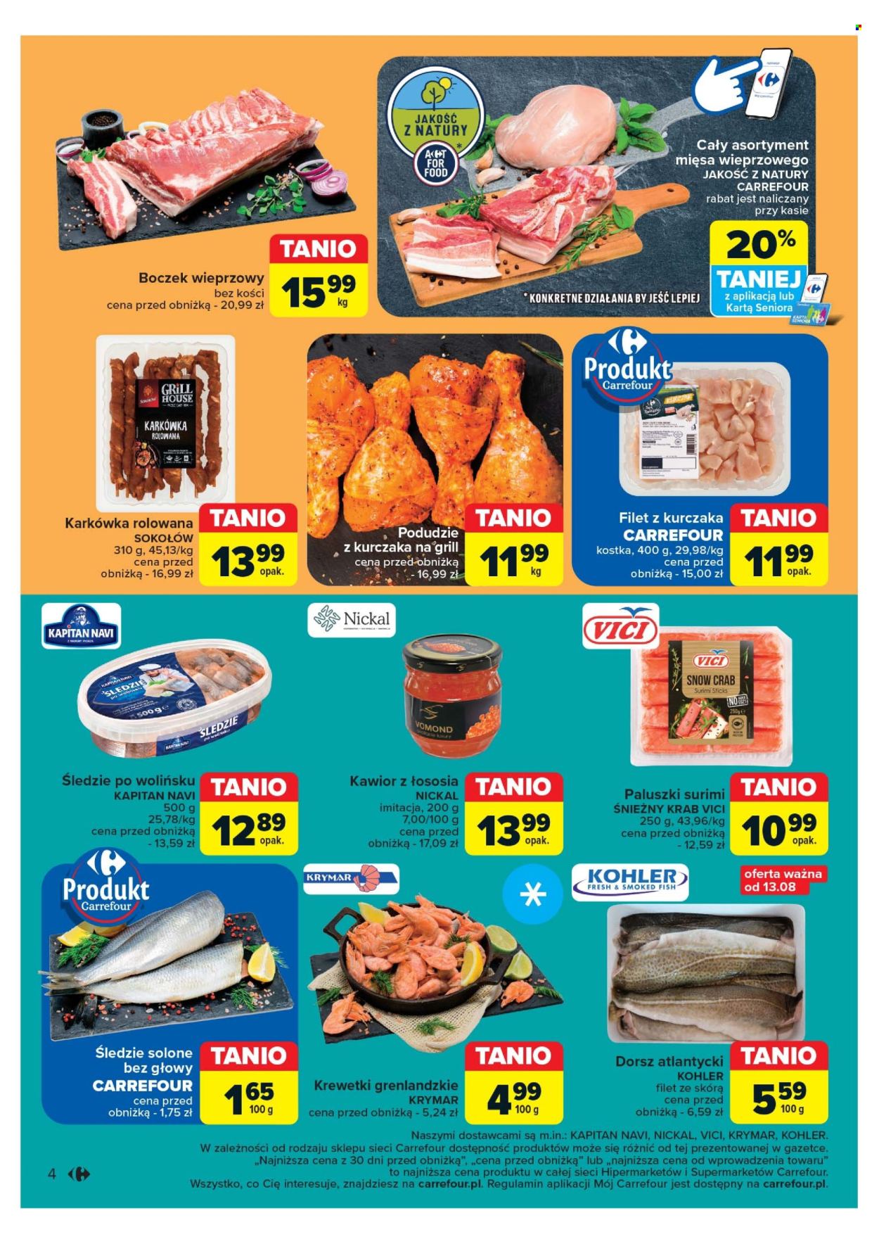 Leták Carrefour - 12.8.2024 - 17.8.2024. Strana 4