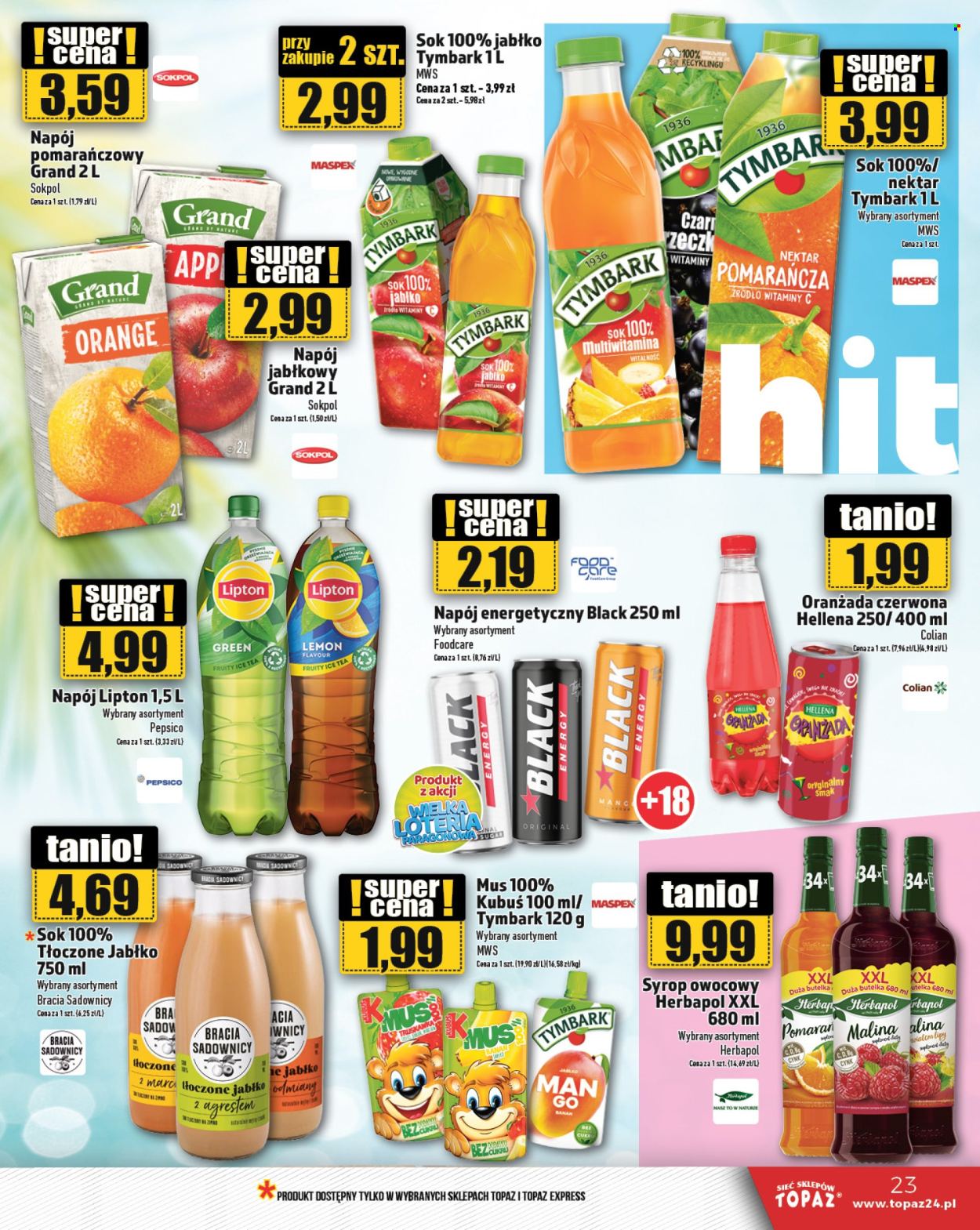 Gazetka Topaz - 16.08.2024 - 21.08.2024. Strona 23