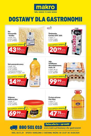 Gazetka Makro - 23.07.2024 - 19.08.2024.