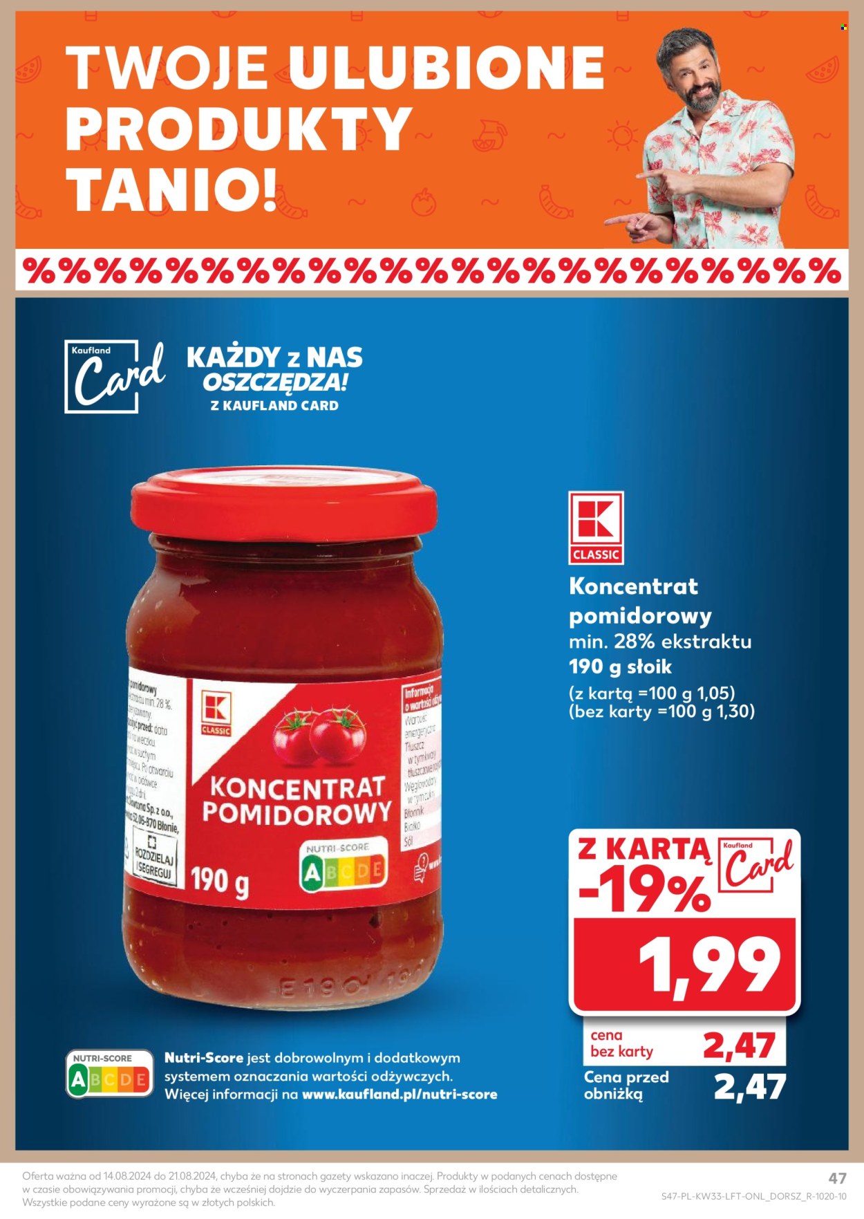 Gazetka Kaufland - 14.08.2024 - 21.08.2024. Strona 47