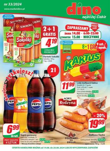 Gazetka Dino - 14.08.2024 - 20.08.2024.