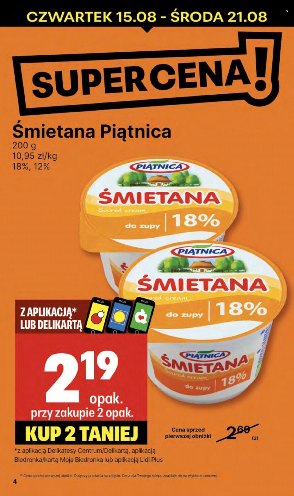 Gazetka Delikatesy Centrum - 15.08.2024 - 21.08.2024. Strona 4