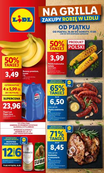 Gazetka Lidl - 16.08.2024 - 17.08.2024.