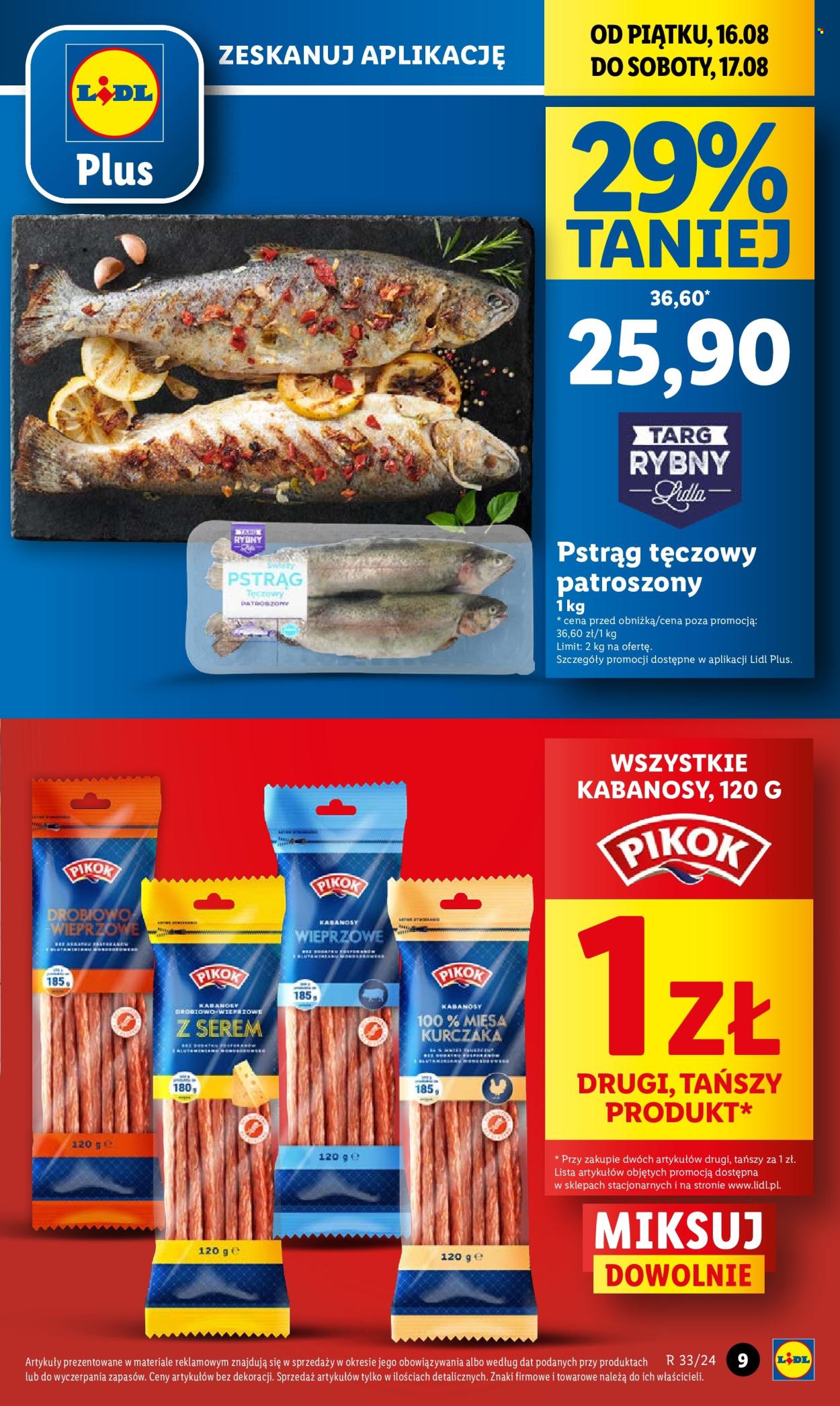 Gazetka Lidl - 16.08.2024 - 17.08.2024. Strona 9