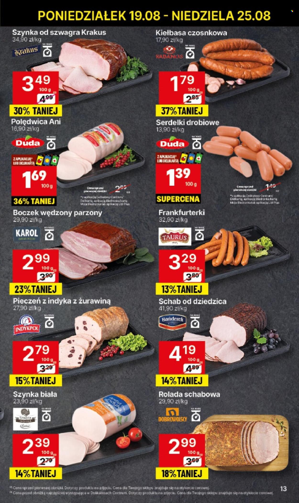 Gazetka Delikatesy Centrum - 19.08.2024 - 25.08.2024. Strona 13