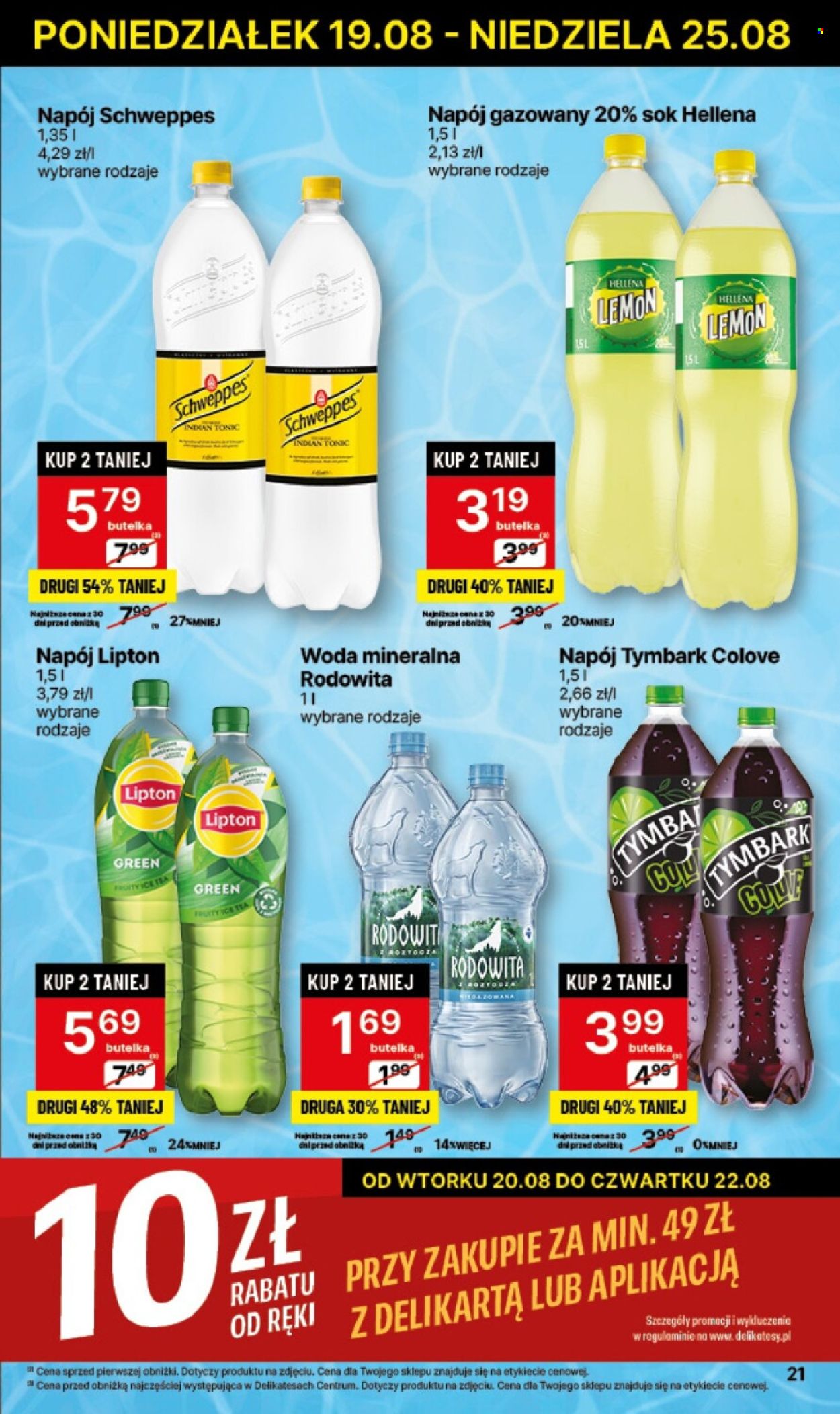 Gazetka Delikatesy Centrum - 19.08.2024 - 25.08.2024. Strona 21