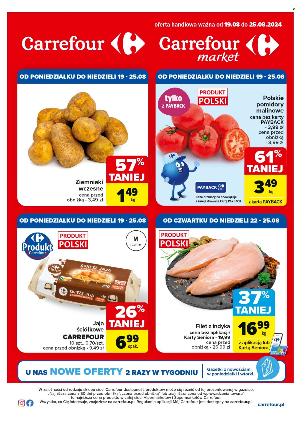 Leták Carrefour - 19.8.2024 - 25.8.2024. Strana 1