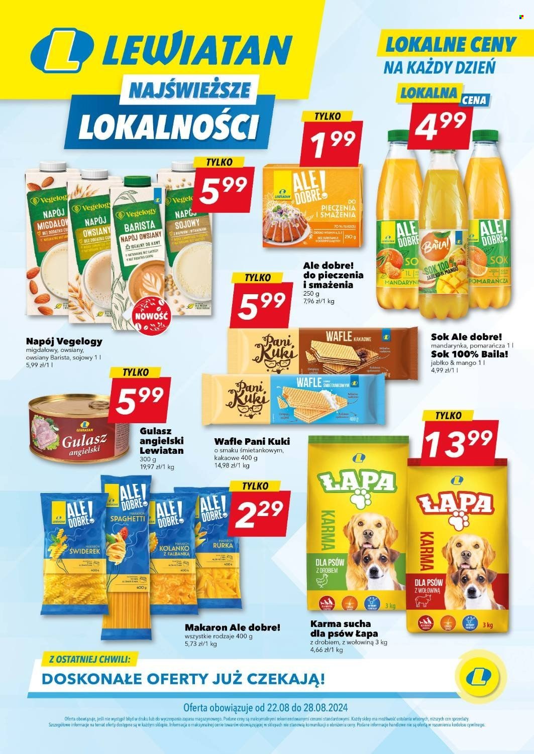 Gazetka Lewiatan - 22.08.2024 - 28.08.2024. Strona 1