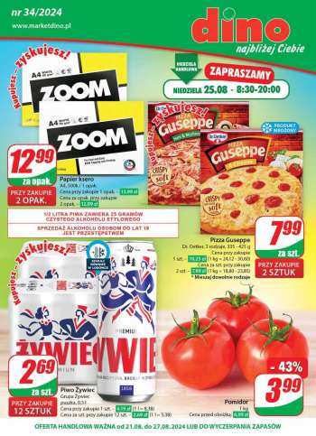 Gazetka Dino - 21.08.2024 - 27.08.2024.