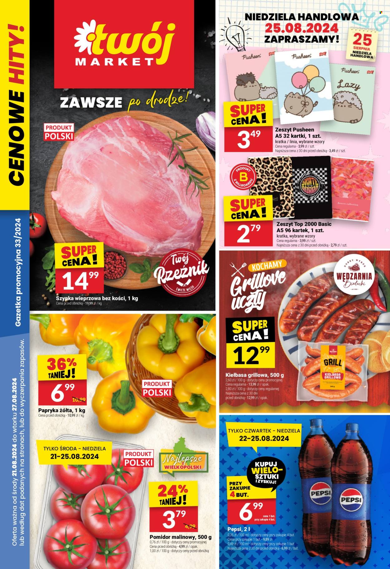 Gazetka Twój Market - 21.08.2024 - 27.08.2024. Strona 1