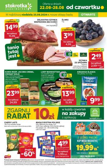 Gazetka Stokrotka Supermarket - 22.08.2024 - 28.08.2024.