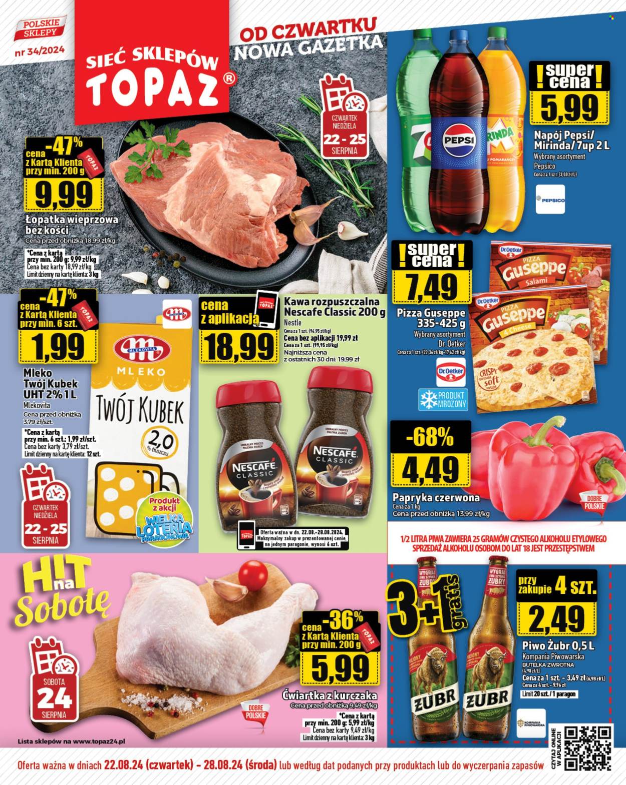 Gazetka Topaz - 22.08.2024 - 28.08.2024. Strona 1