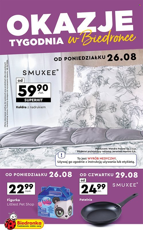 Gazetka Biedronka - 26.08.2024 - 11.09.2024. Strona 1