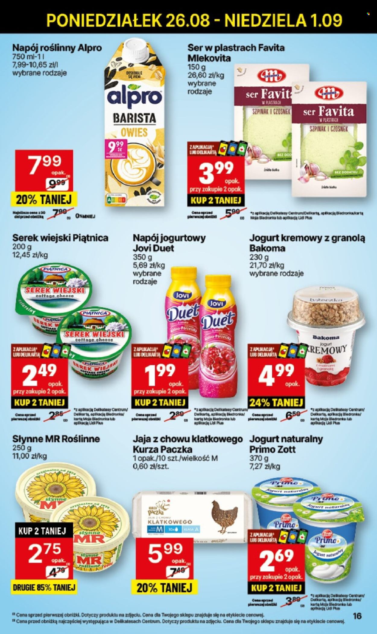 Gazetka Delikatesy Centrum - 26.08.2024 - 1.09.2024. Strona 16