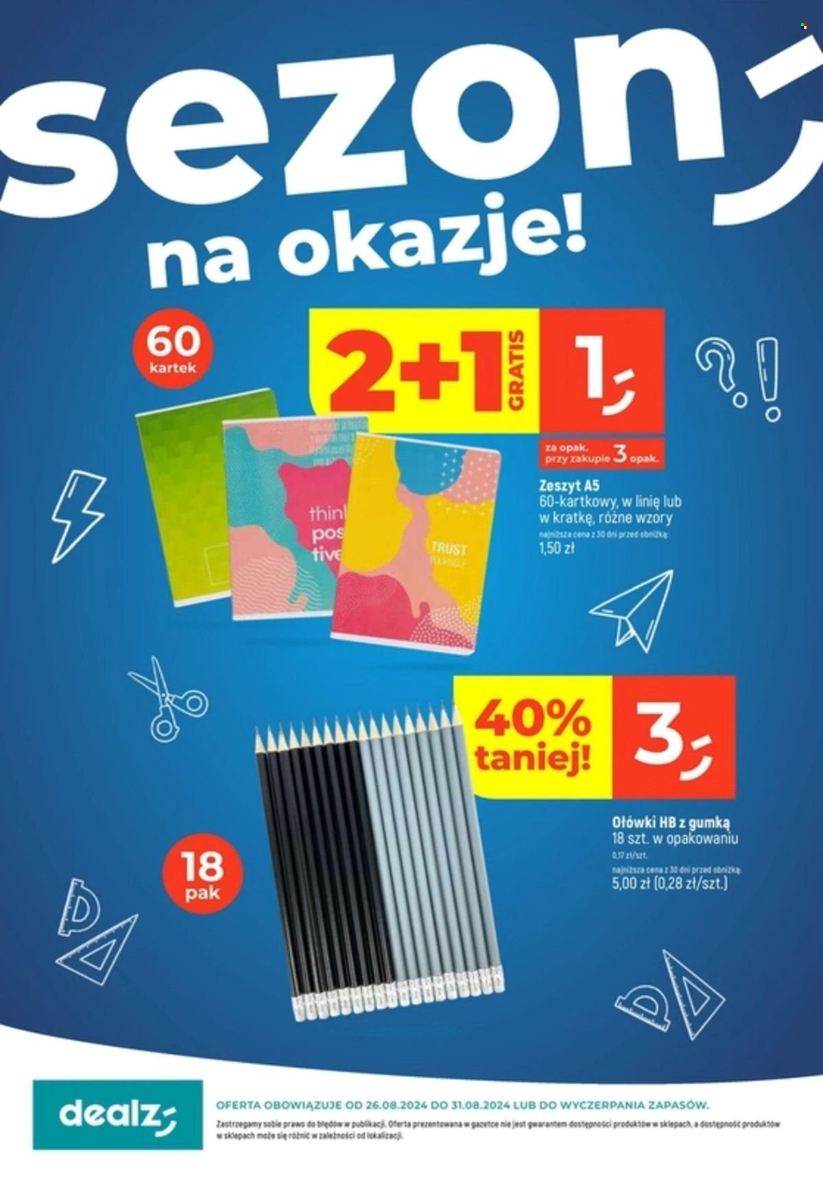 Gazetka Dealz - 26.08.2024 - 31.08.2024. Strona 1