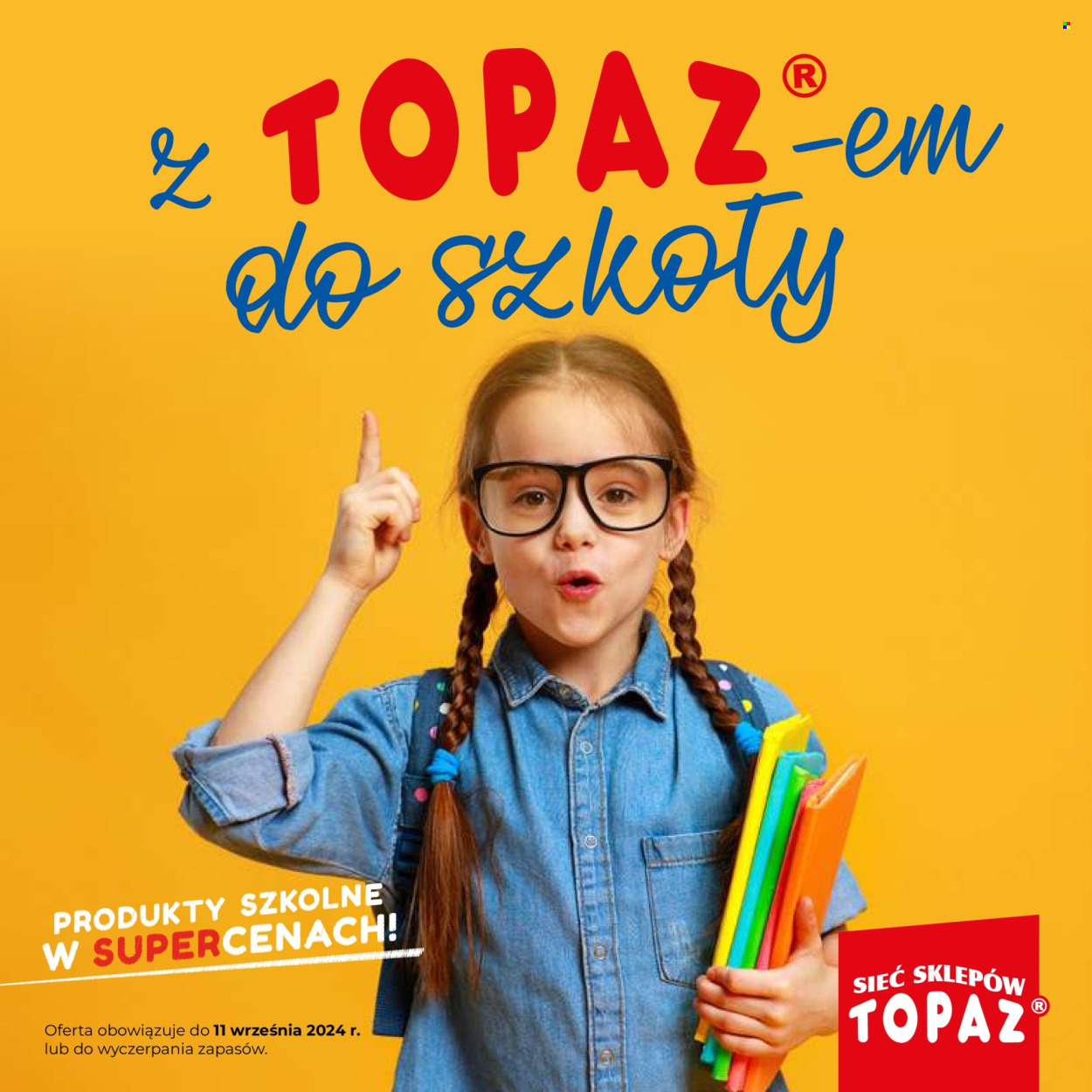 Gazetka Topaz - 25.08.2024 - 11.09.2024. Strona 1
