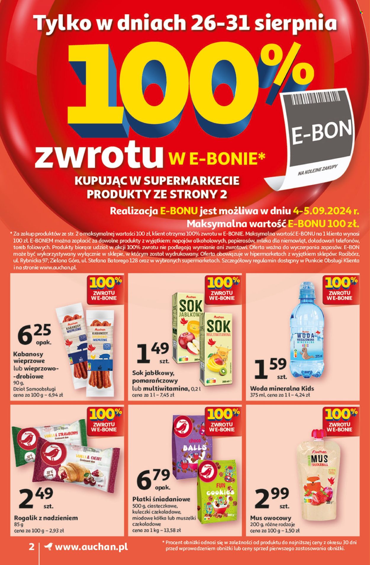 Gazetka Auchan - 29.08.2024 - 4.09.2024. Strona 2