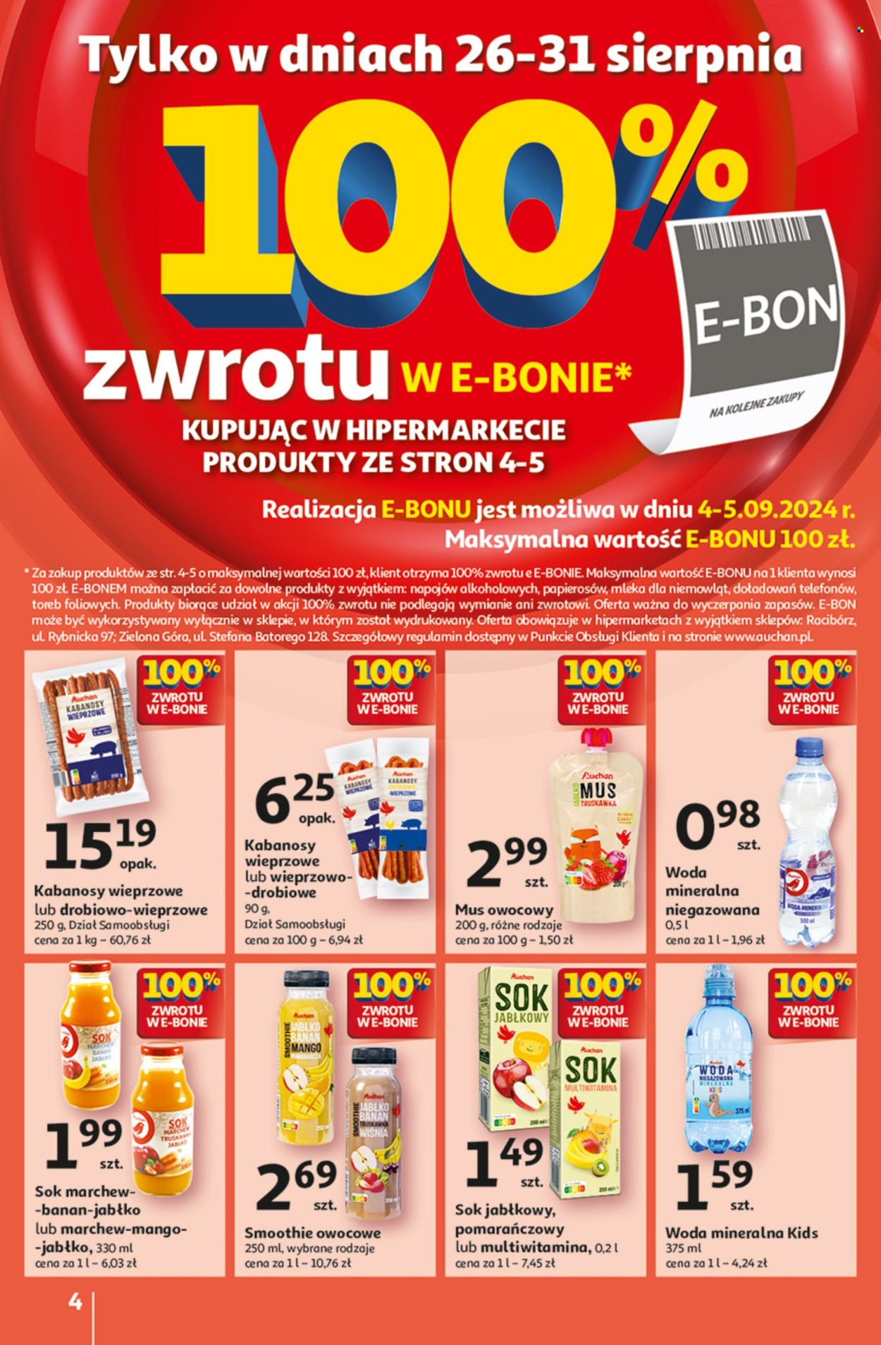 Gazetka Auchan - 29.08.2024 - 4.09.2024. Strona 4
