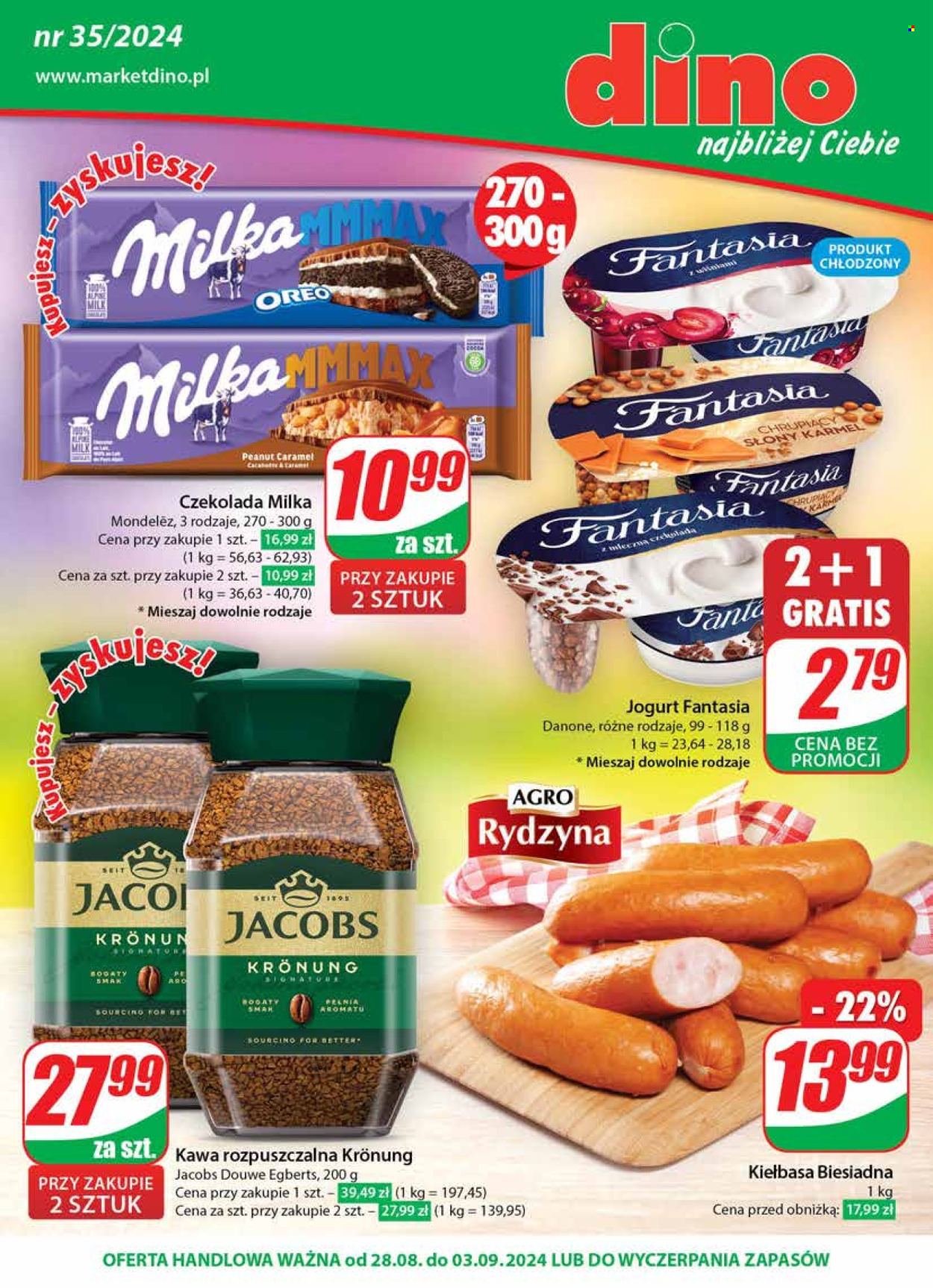 Gazetka Dino - 28.08.2024 - 3.09.2024. Strona 1