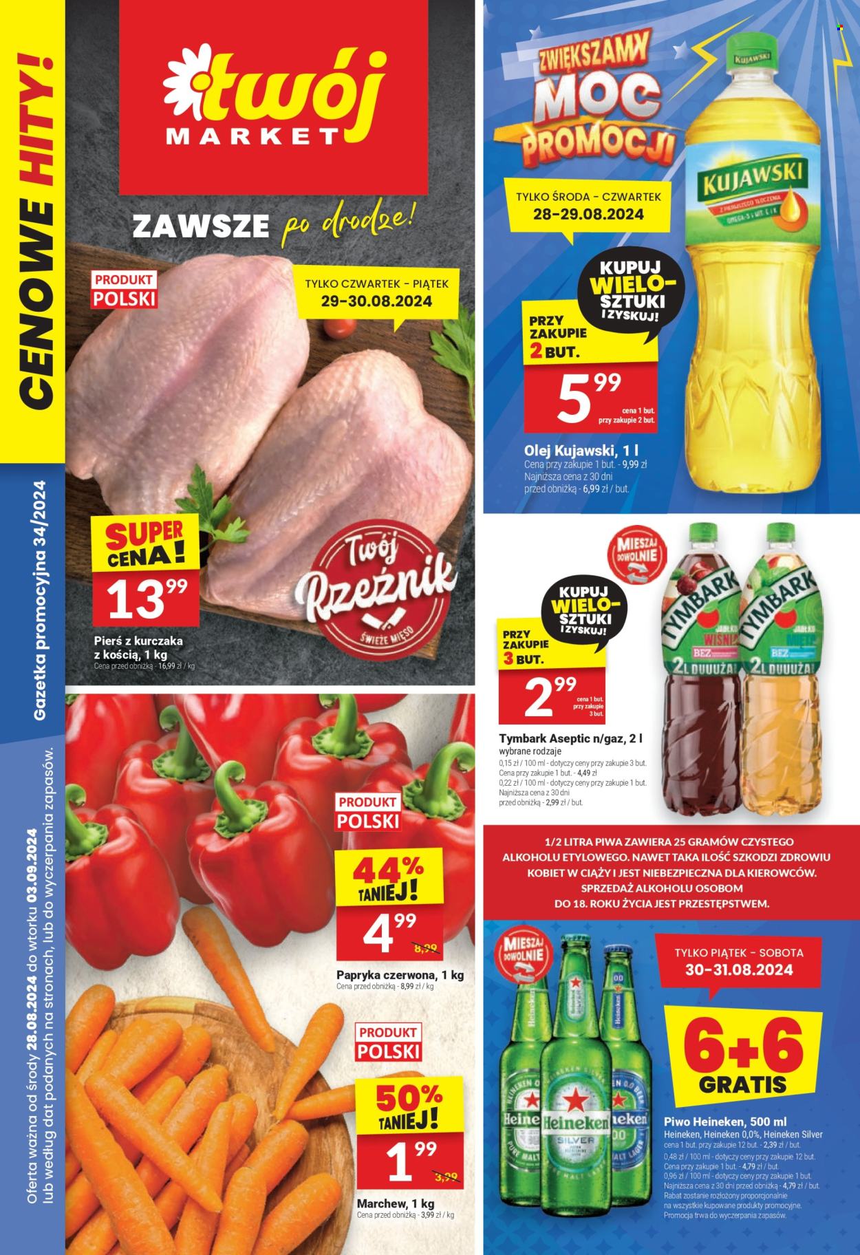 Gazetka Twój Market - 28.08.2024 - 3.09.2024. Strona 1