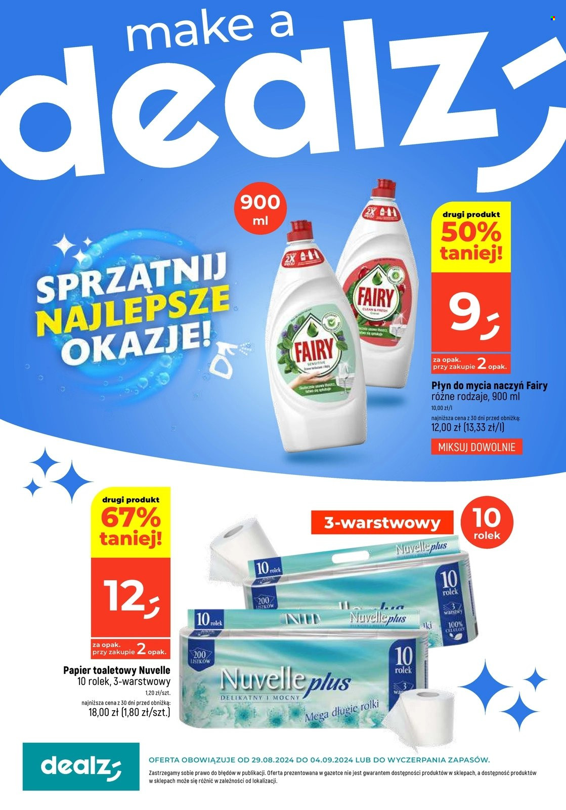 Gazetka Dealz - 29.08.2024 - 4.09.2024. Strona 1