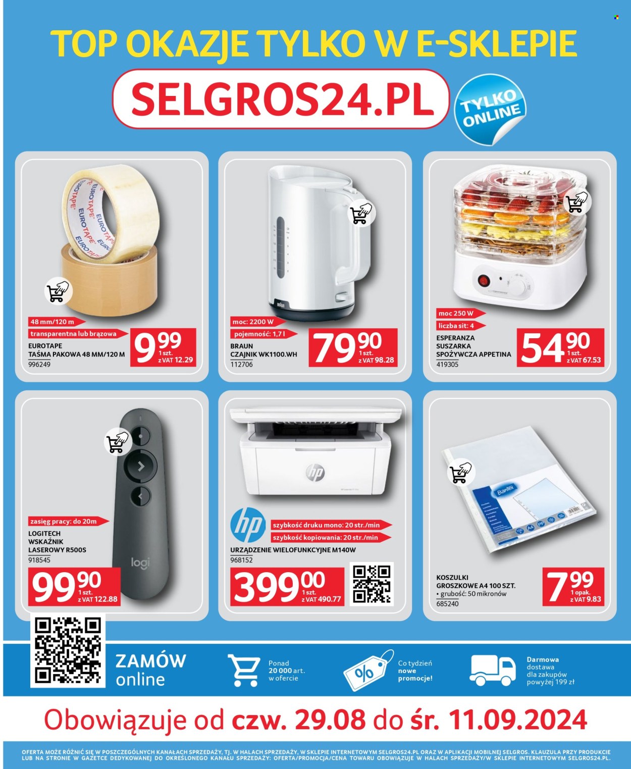 Gazetka Selgros - 29.08.2024 - 11.09.2024. Strona 1