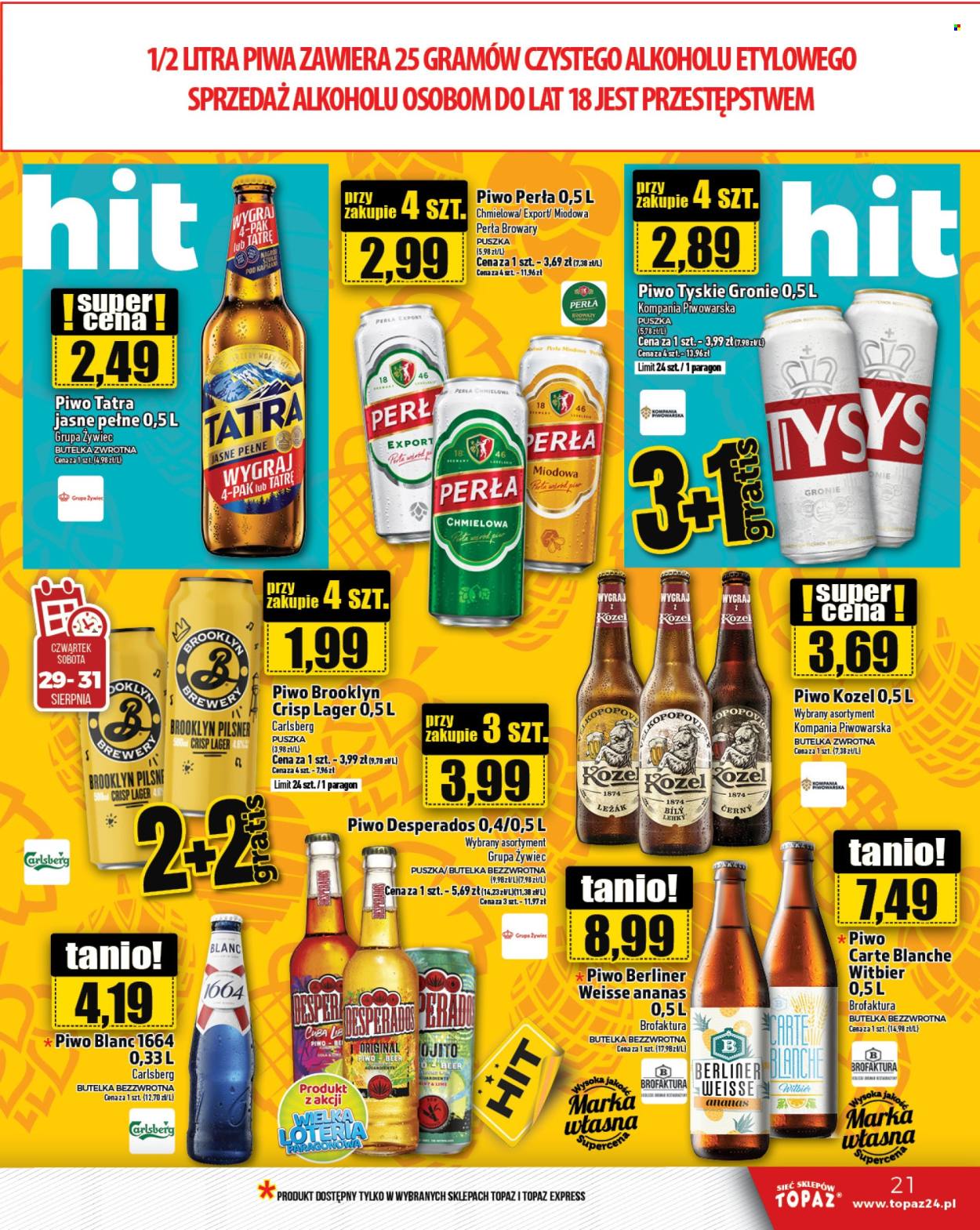 Gazetka Topaz - 29.08.2024 - 4.09.2024. Strona 21