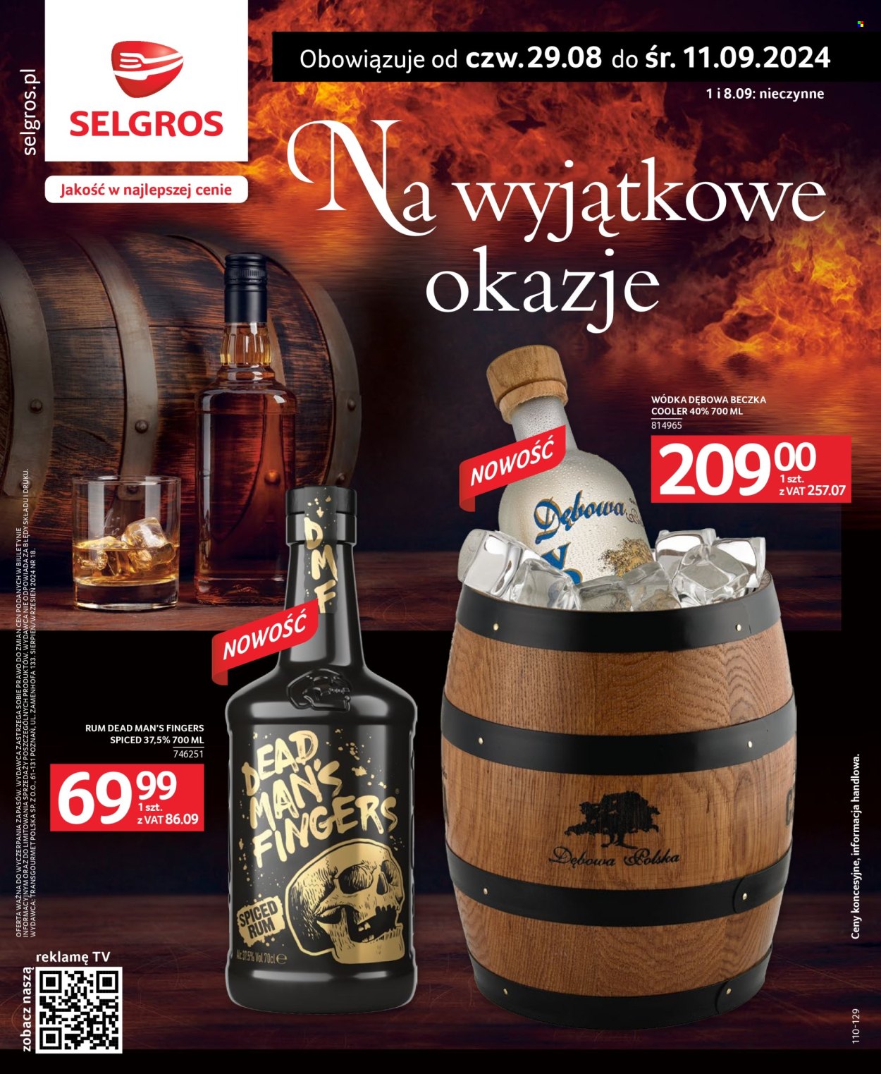 Gazetka Selgros - 29.08.2024 - 11.09.2024. Strona 1