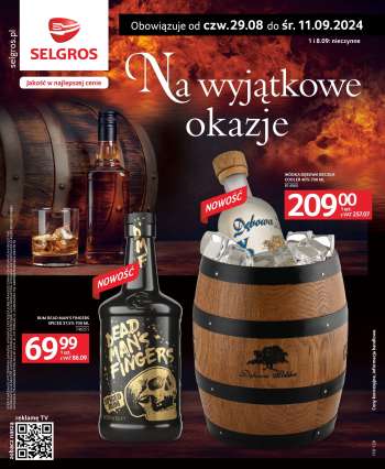Gazetka Selgros - 29.08.2024 - 11.09.2024.