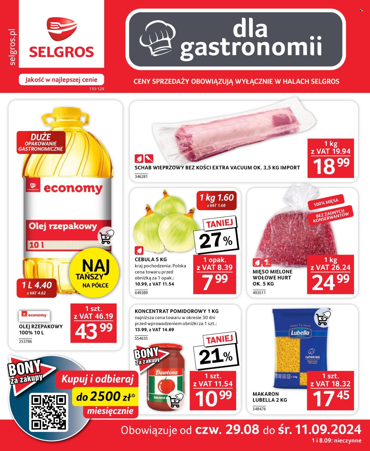 Gazetka Selgros - 29.08.2024 - 11.09.2024. Strona 1
