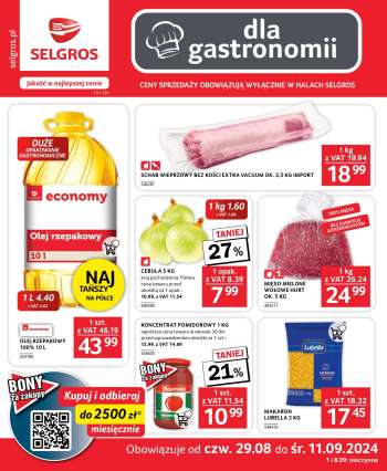 Gazetka Selgros - 29.08.2024 - 11.09.2024.